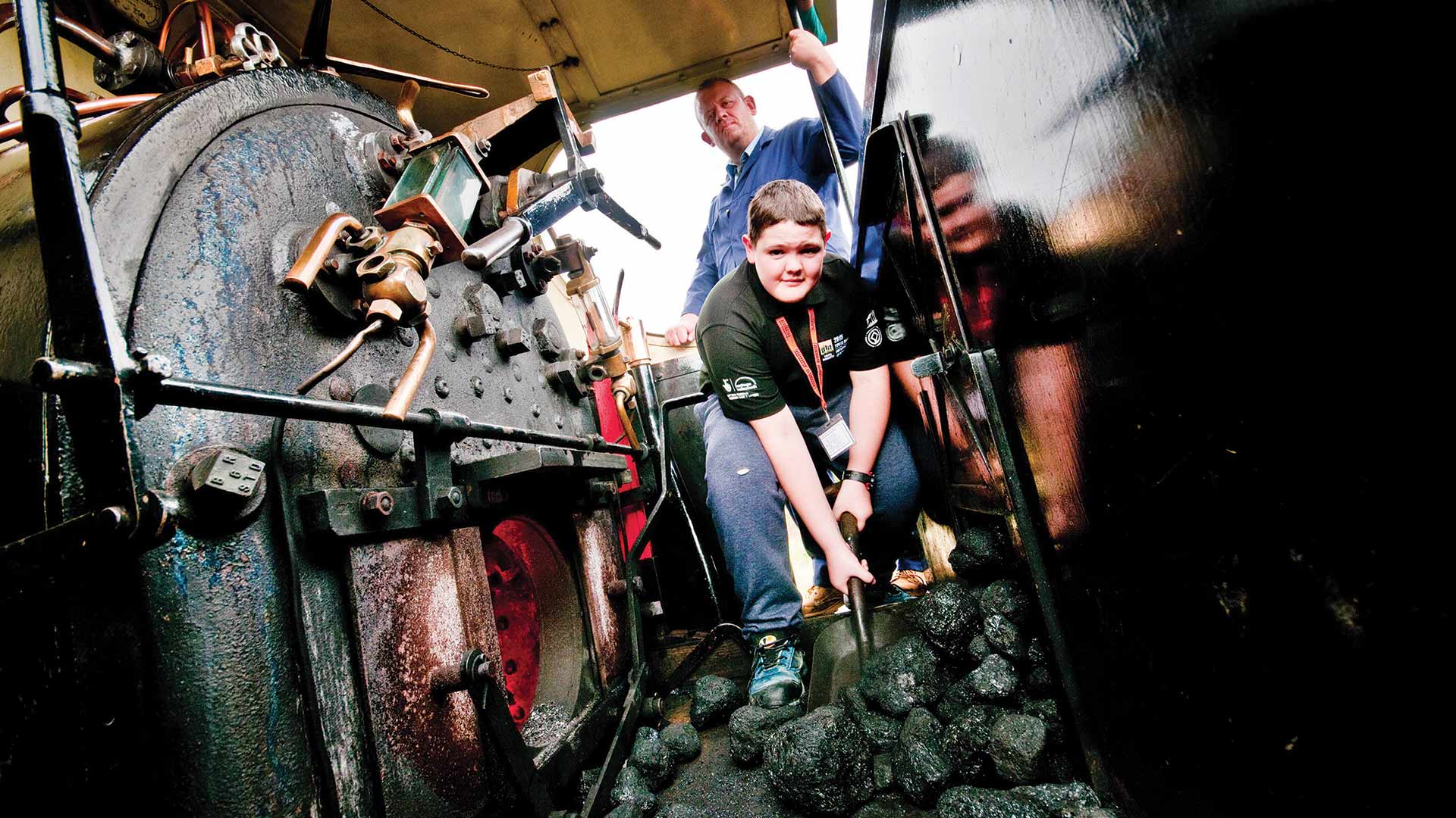 World Heritage Youth Ambassadors Homepage Boy helping railway